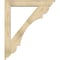 Ekena Millwork Olympic Traditional Rough Sawn Bracket w/ Offset Brace, Douglas Fir, 6"W x 34"D x 40"H BKT0604X34X40OLY01RDF - alternate 4